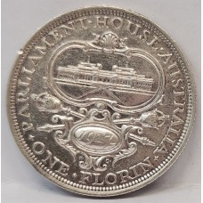 AUSTRALIA 1927 . FLORIN . PARLIAMENT HOUSE . COMMEMORATIVE